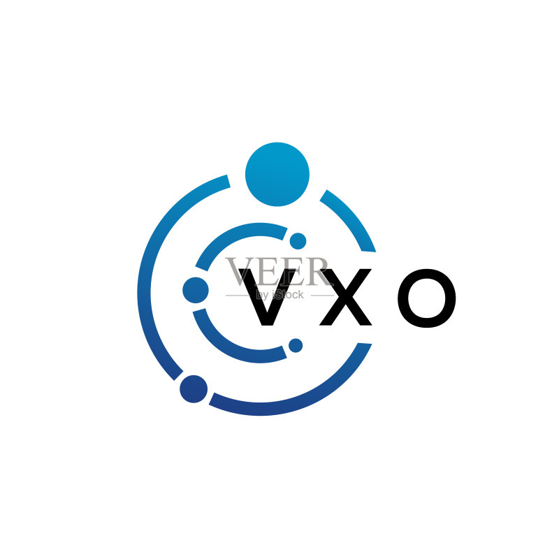 VXO字母科技标志设计图标素材