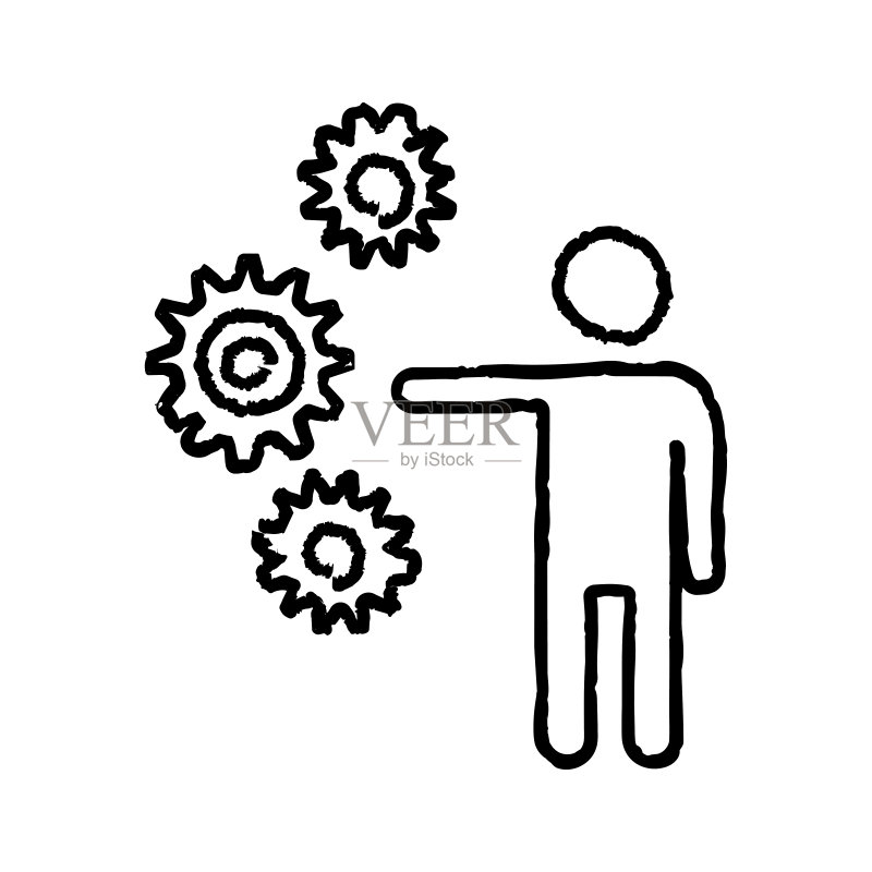 手绘操作经理图标图标素材