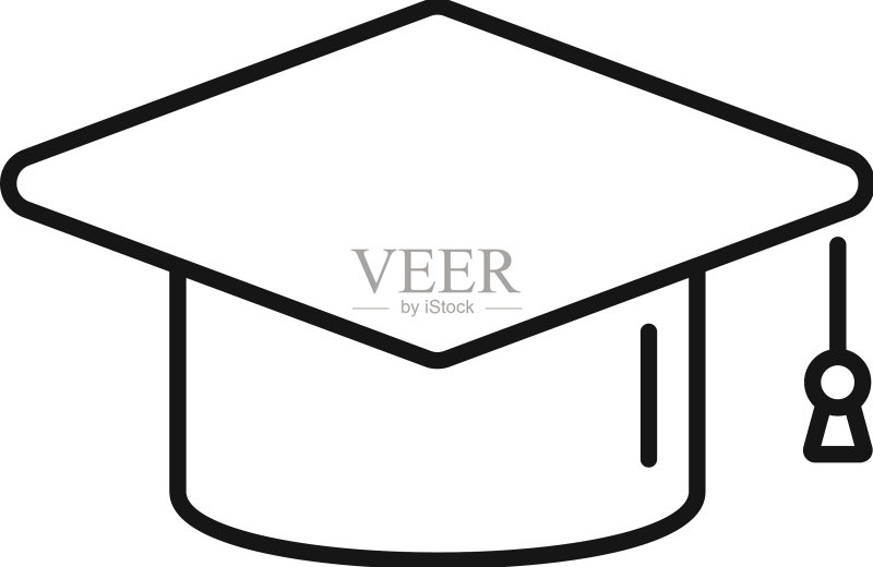 毕业发展图标生态轮廓设计图标素材