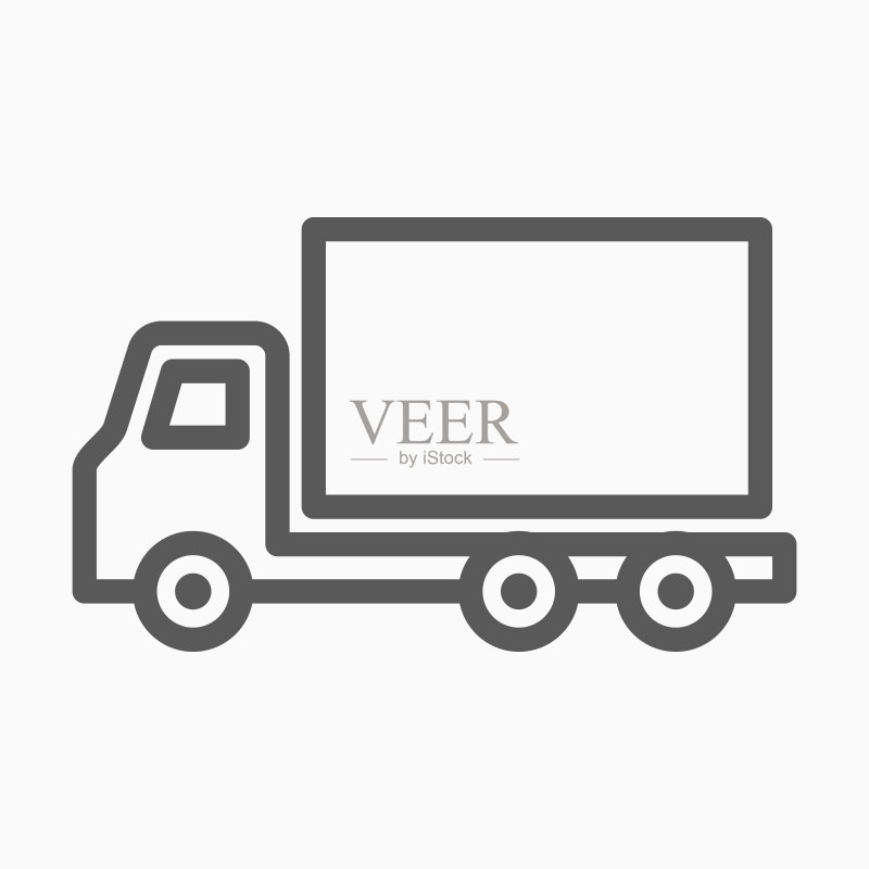 卡车图标、交通工具矢量图图标素材