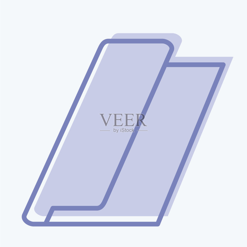 教育符号适用的卷布图标图标素材