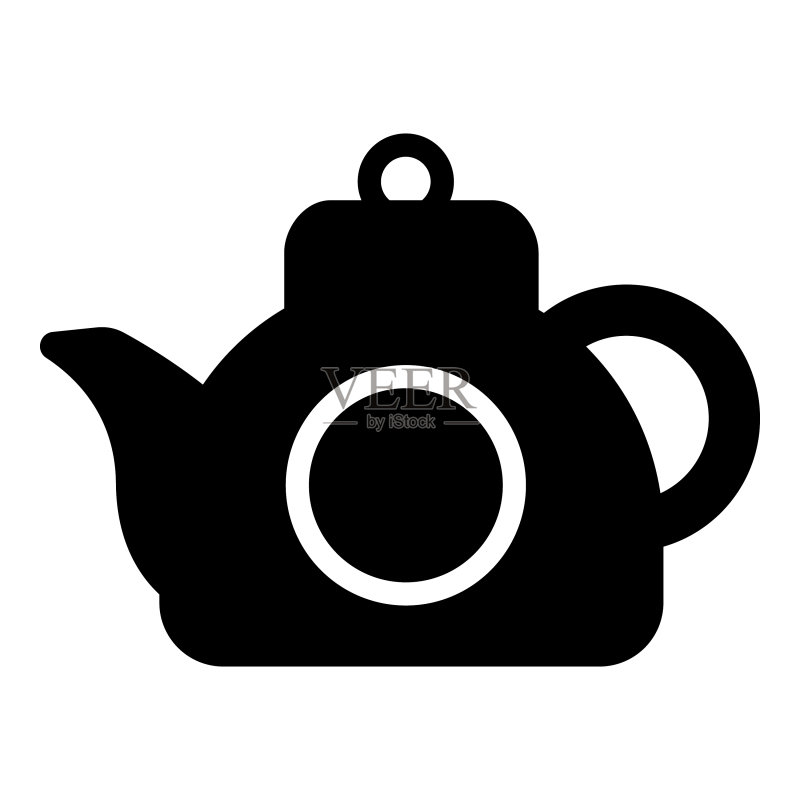 茶壶线形图标 网页移动端图标素材