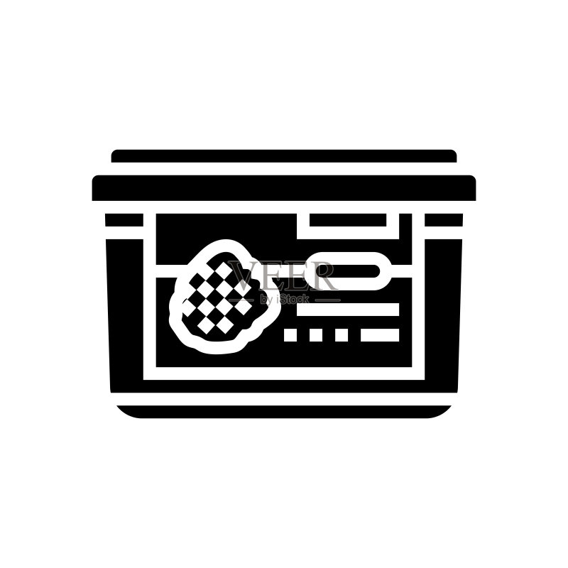 黑莓泥浆字形图标矢量图图标素材