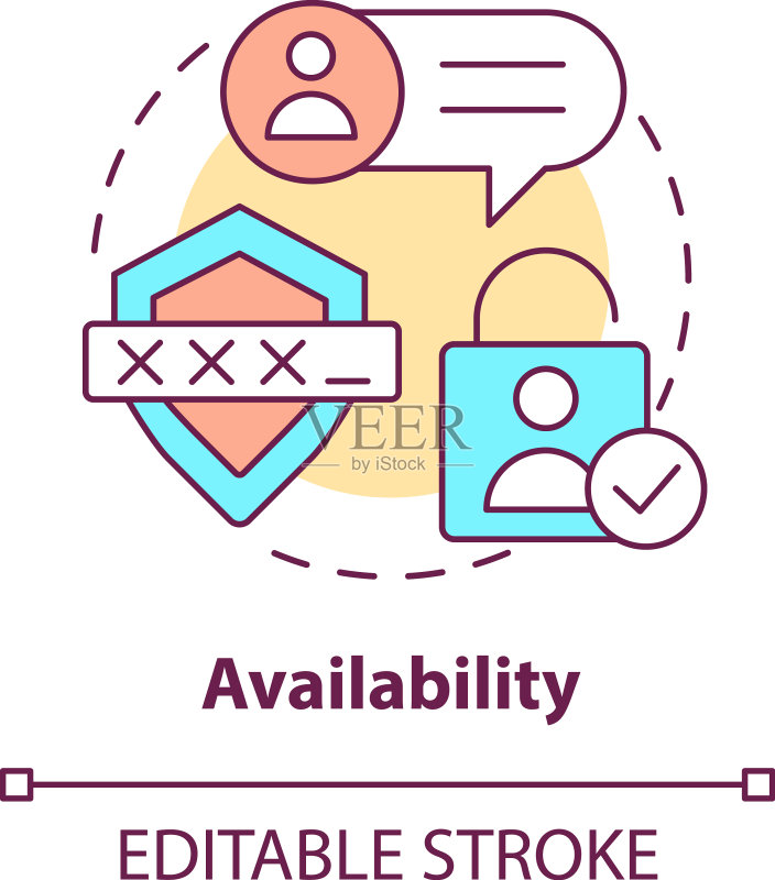 可用性概念图标图标素材