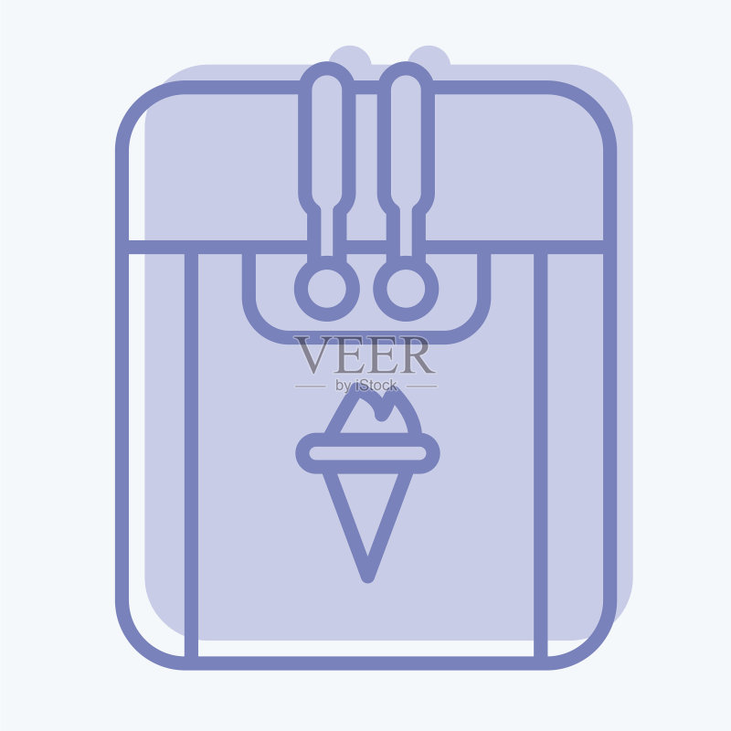 适用于厨房的冰淇淋机图标图标素材