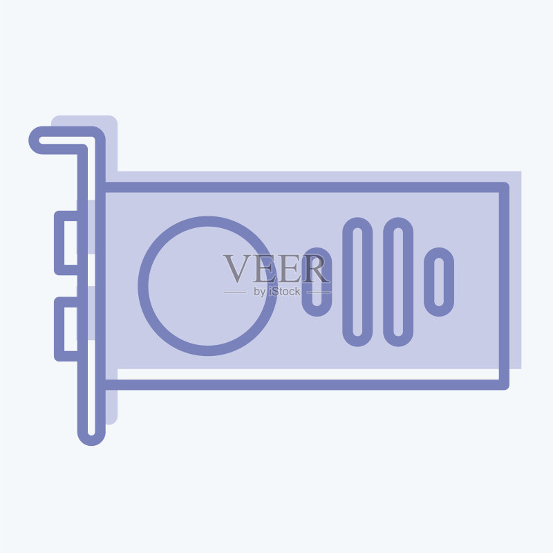 电脑元件GPU图标图标素材