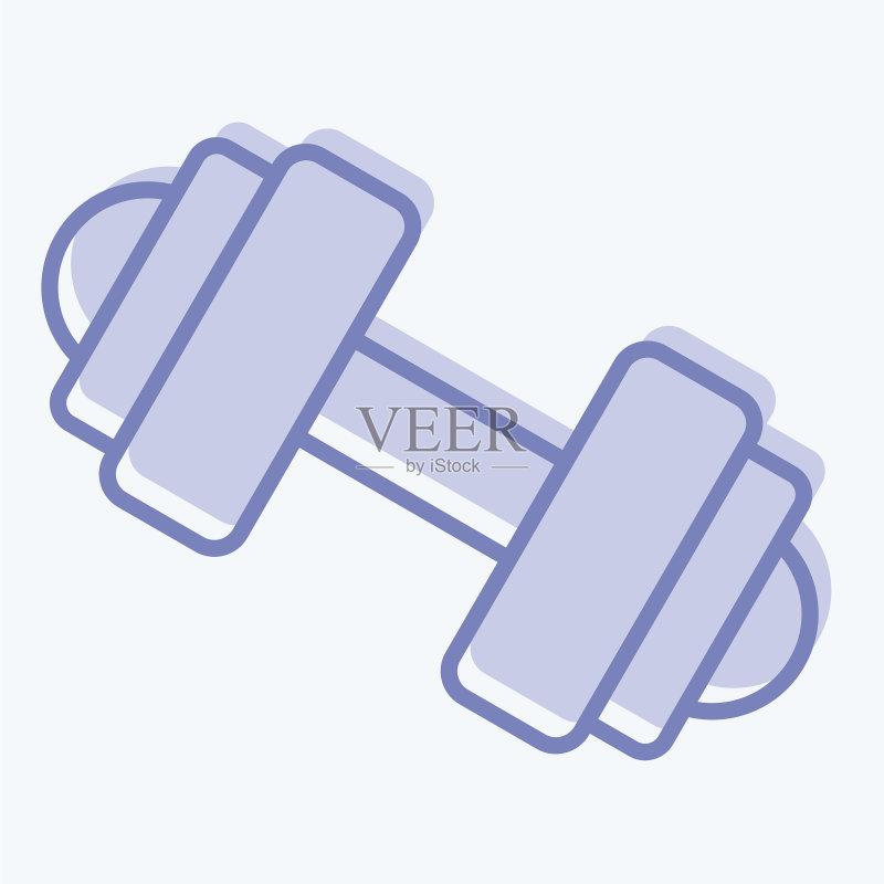教育主题杠铃符号图标图标素材