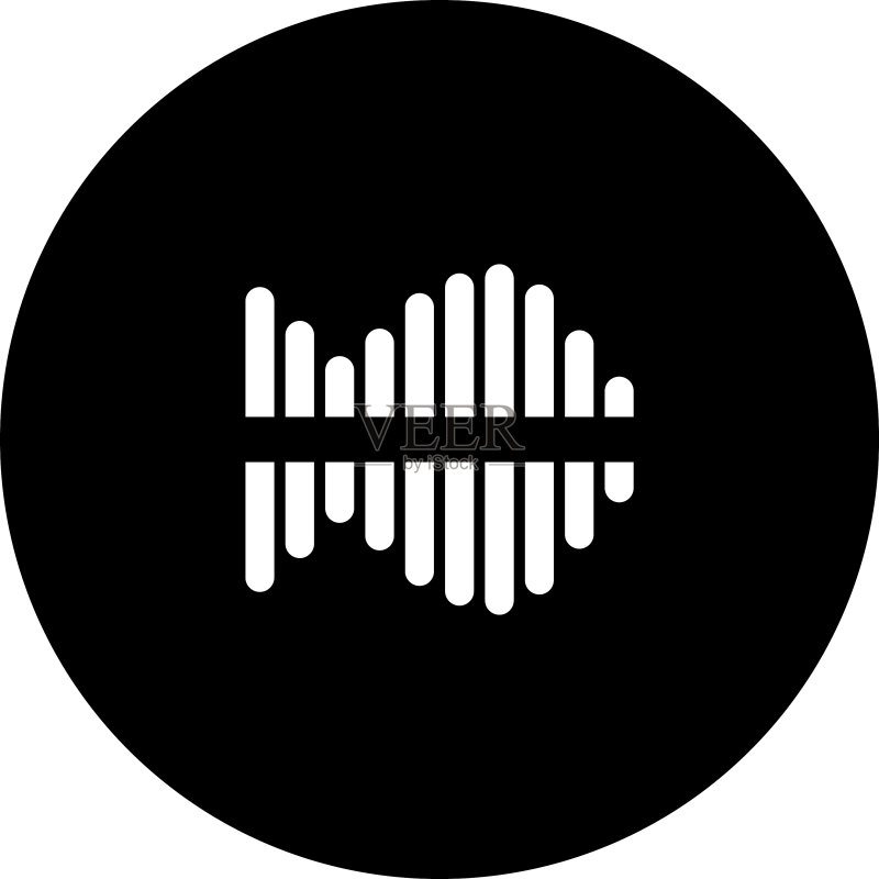 声波标志图标素材