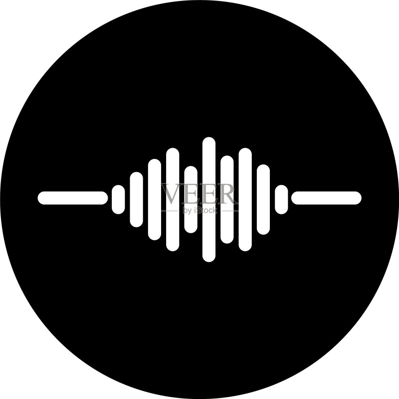 声波标志图标素材
