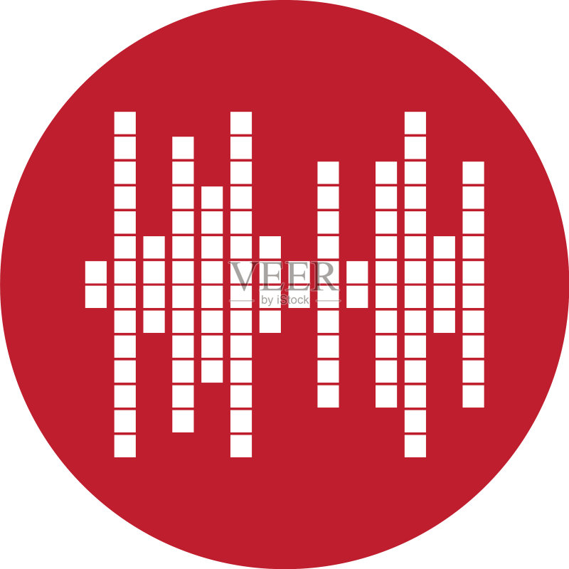 声波音乐标志图标素材