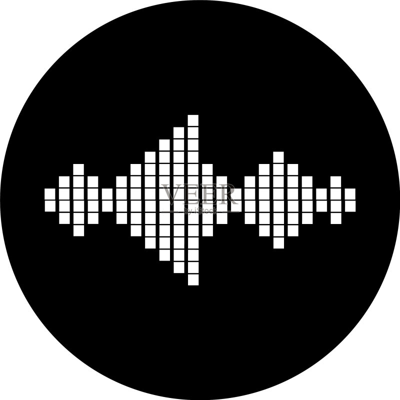 声波音乐标志图标素材