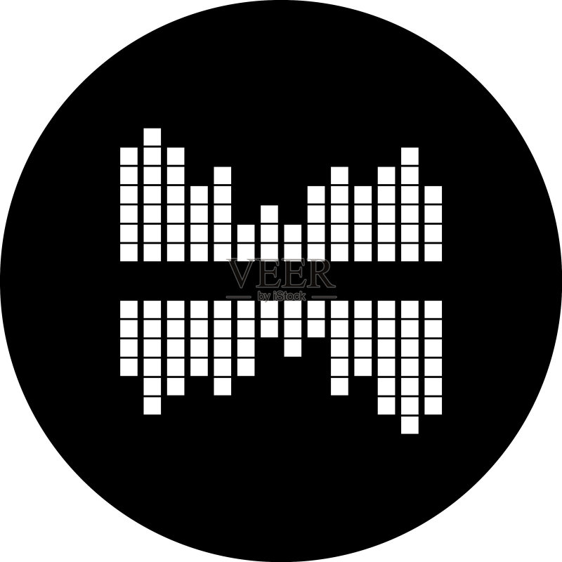 声波音乐标志图标素材