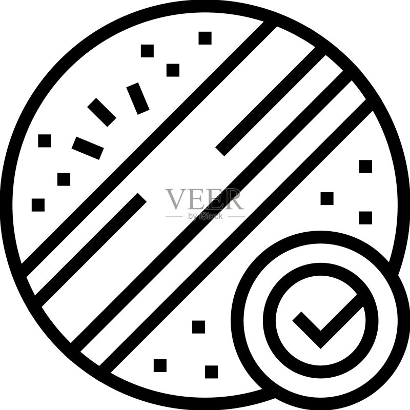 压力疗法线性图标图标素材