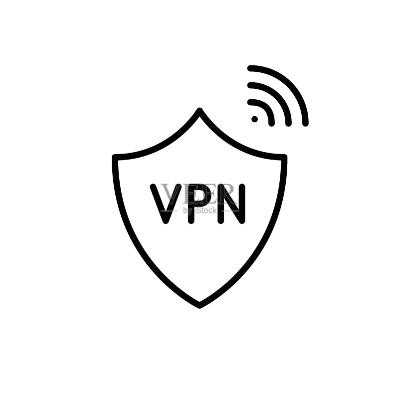 安全私密的VPN服务像素图标素材