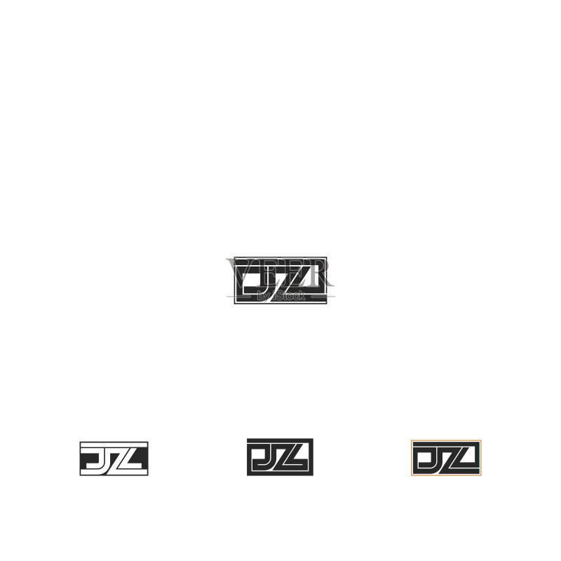 字母组合标志zj jz z图标素材