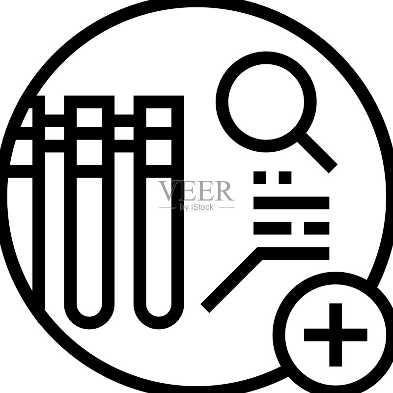 综合代谢检查线性图标图标素材
