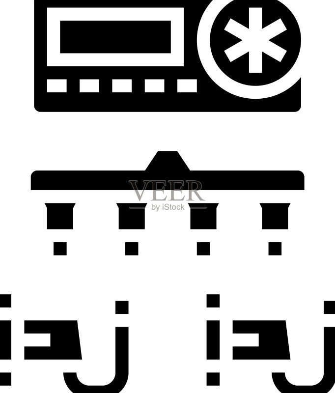 自动浇水系统标志图标图标素材