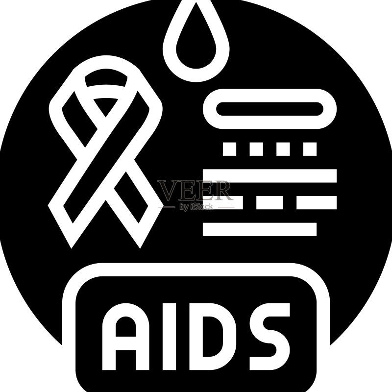 艾滋病健康医疗标志图标图标素材