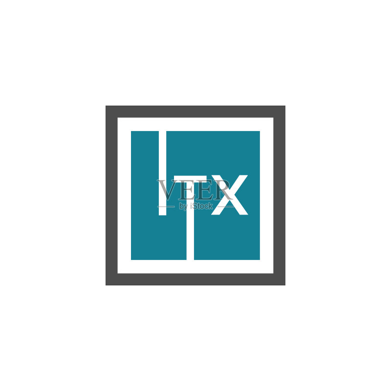 ITX字母标志设计图标素材