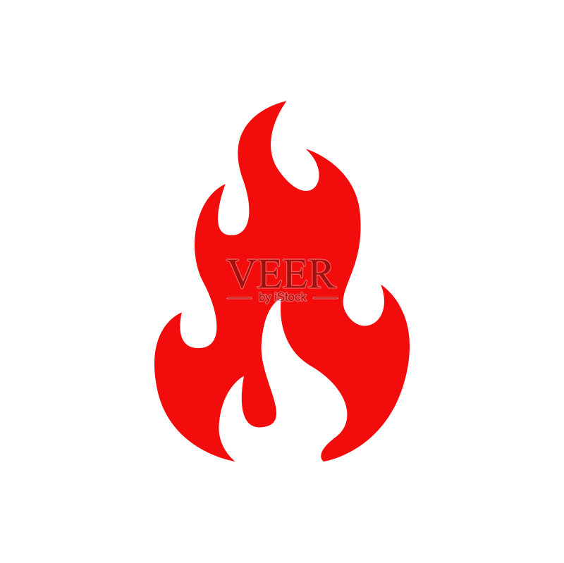 红色火焰图标图标素材
