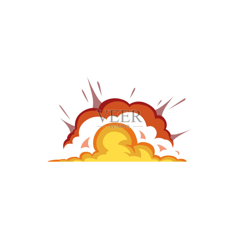 核弹爆炸效果图标素材
