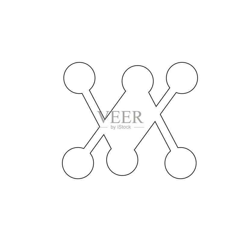 分子标志图标素材