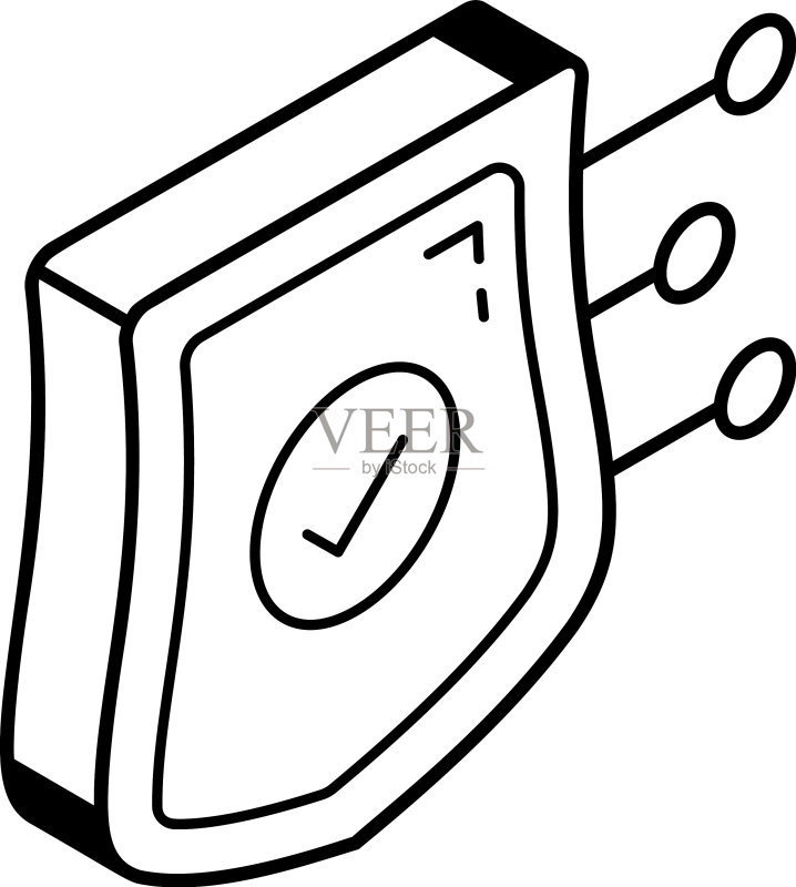 安全检查线设计图标图标素材