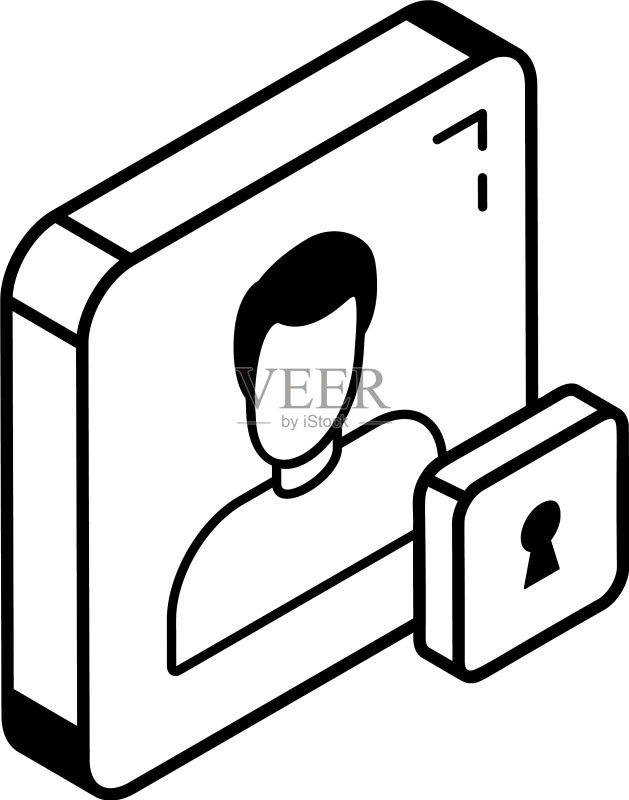 剖面保护线2.5D图标图标素材