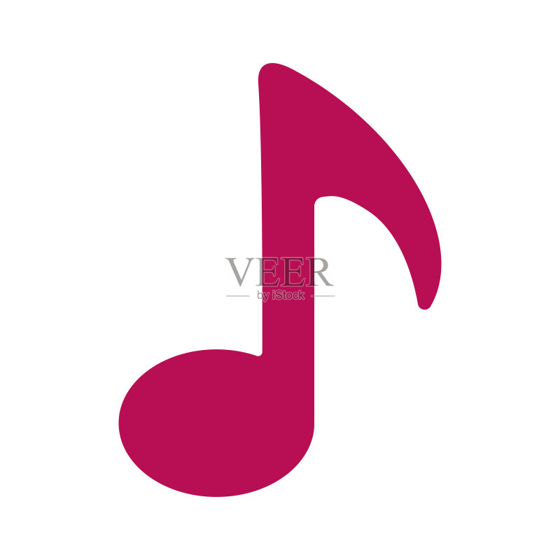 音符、歌曲和旋律图标,声音概念矢量图图标素材