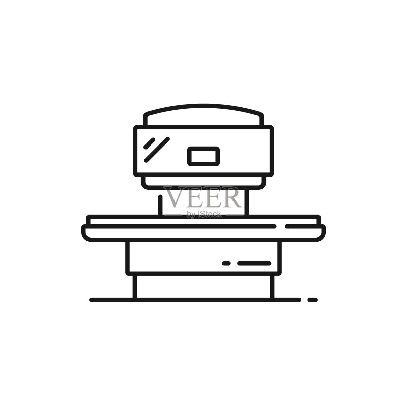 核磁共振扫描或X光设备图标图标素材