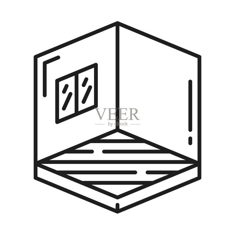 建筑师住宅室内设计方案图标素材
