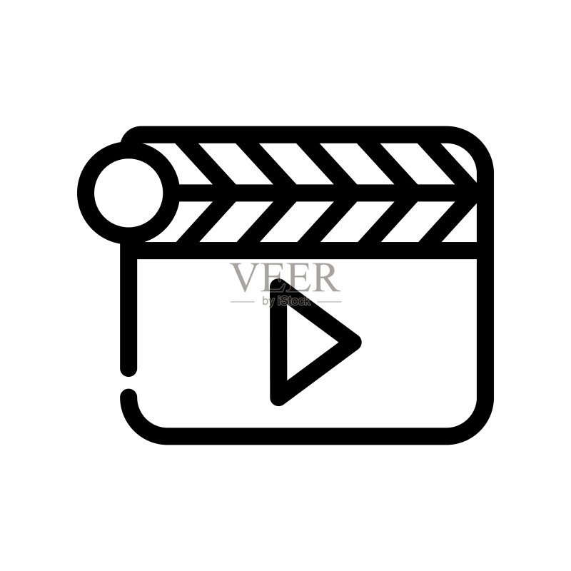 场记板图标模板设计图标素材