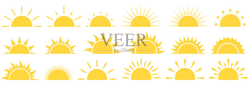 太阳图标,阳光图标,矢量素材图标素材