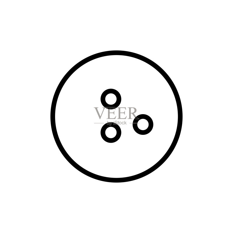 白色背景保龄球图标矢量设计模板图标素材