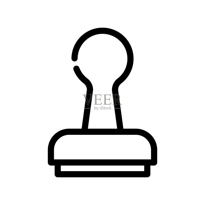印章图标设计模板矢量图图标素材
