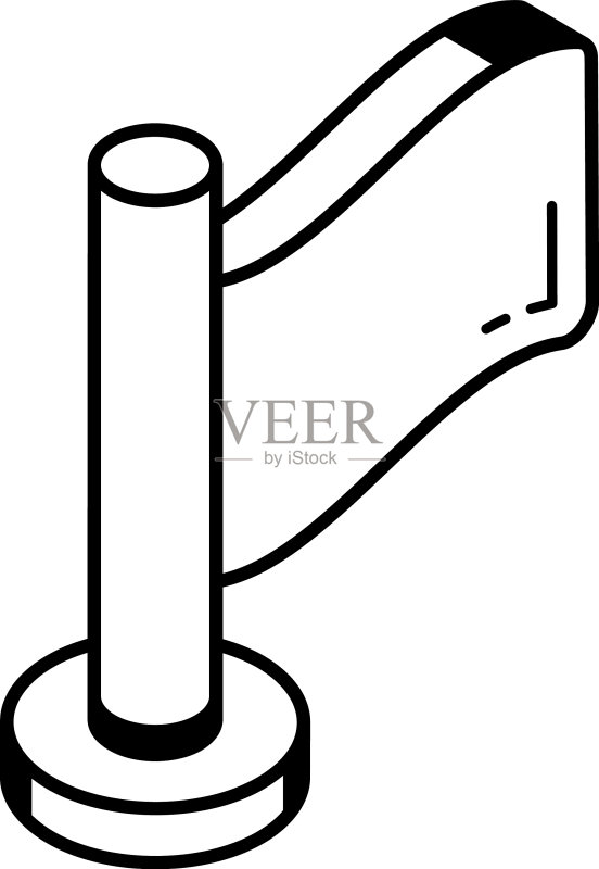 检查点轮廓图标图标素材