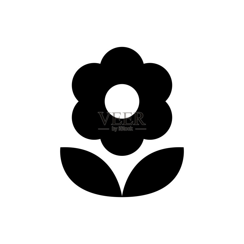 花卉植物图标矢量图标素材