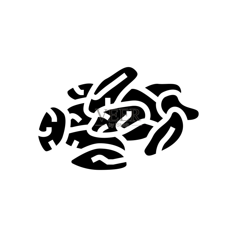 葡萄干干果字形图标矢量图图标素材