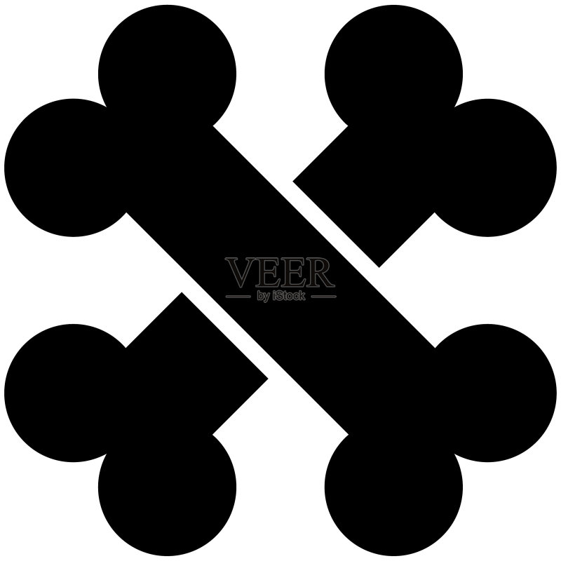恩赐矢量字形图标。现代字形符号。传统元素集合图标素材
