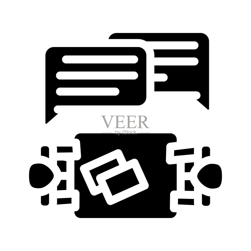 客户评价标志矢量图图标素材