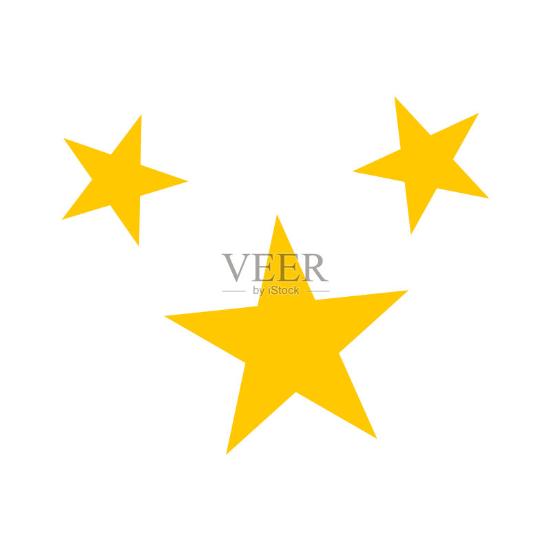 星星特效图标.闪光设计.闪耀.矢量图图标素材