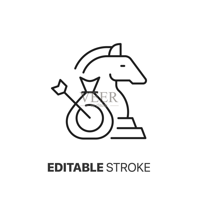 财务策略图标和Logo:投资与职业,钱袋、目标与箭头图标素材