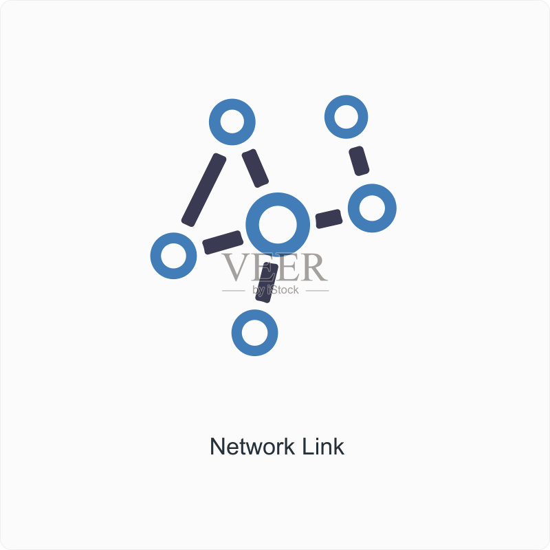 网络链接和连接图标概念图标素材