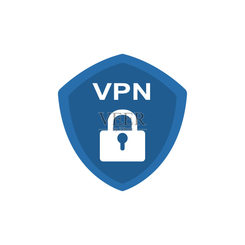 VPN图标矢量图:虚拟专用网络图标,VPN互联网安全概念图标矢量图图标素材
