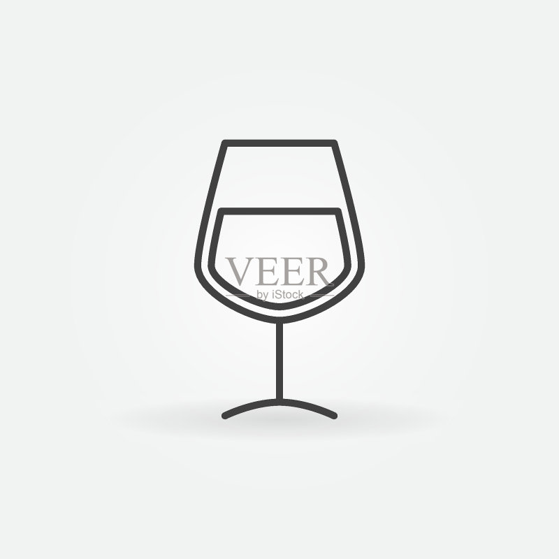 简约酒杯图标图标素材