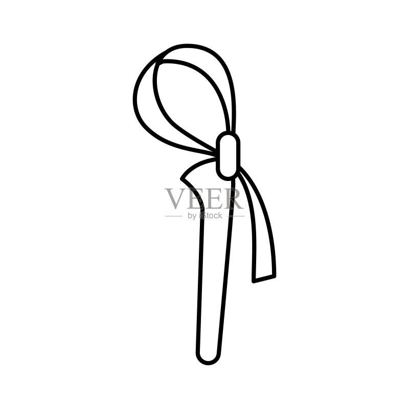 带扳手工具线性图标矢量插图图标素材