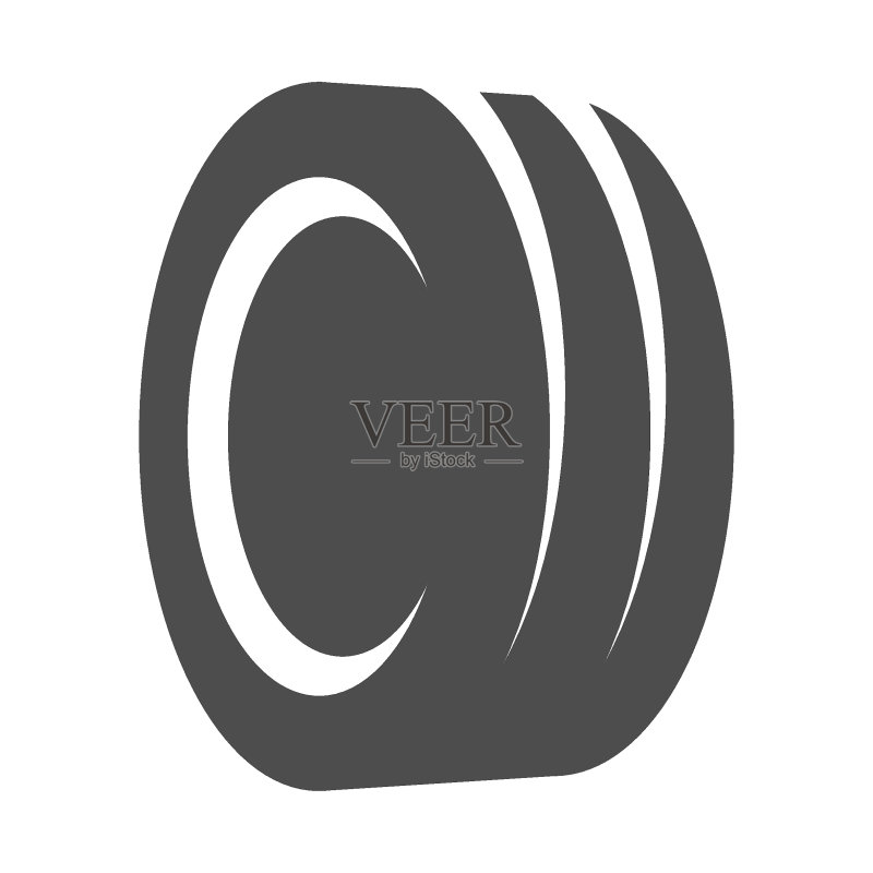轮胎图标Logo设计插图图标素材