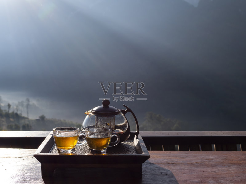 山景茉莉花茶饮品照片摄影图片