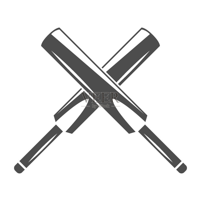 板球运动图标Logo设计图标素材