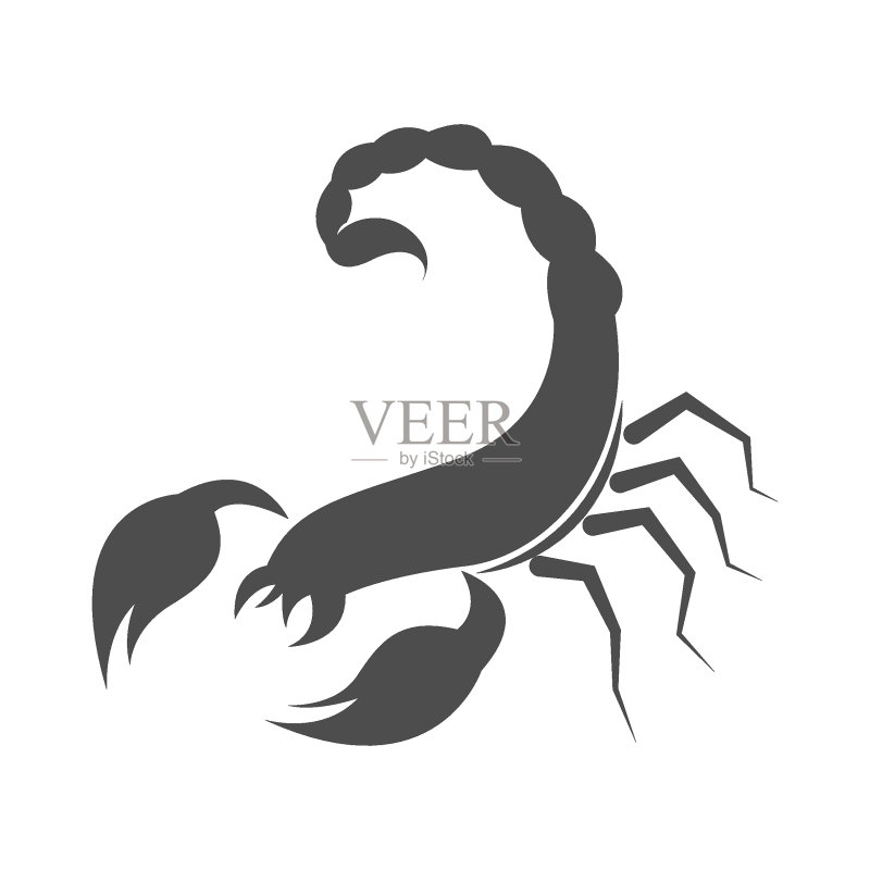 蝎子图标标志设计图标素材